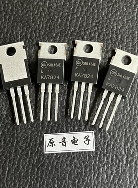 ON/安森美KA7824 (KA厚片)全新原装三端稳压管FSC KA7824 TO-220