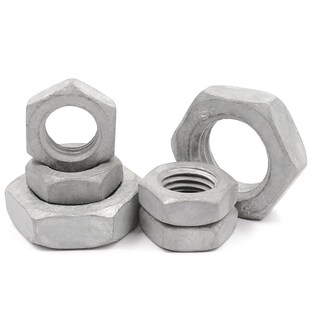 热镀锌六角薄螺母GB6172热浸锌薄螺帽M10M12M16M20M24系列