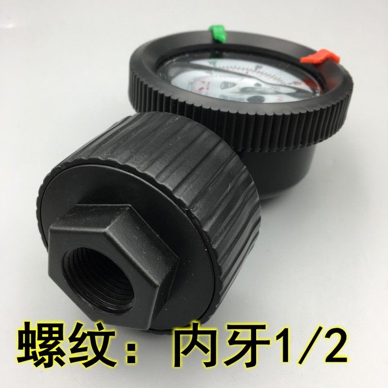 PP隔膜压力表全塑表耐酸碱腐蚀隔膜压力表 2KG4KG单面双面PCB专用