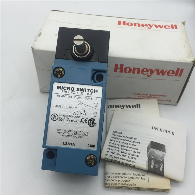 MICRO SWITCH霍尼韦尔HoneyweII  LSA1A 限位开关LSA1A   MDL  B