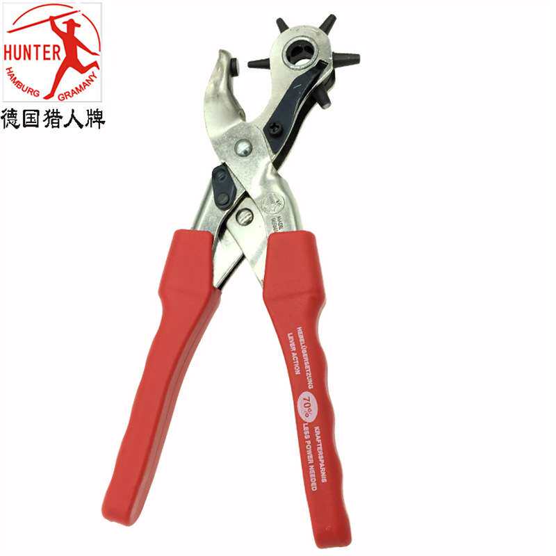 德国HUNTER猎人打孔钳进口省力款皮具革腰带打眼器打洞工具370-10