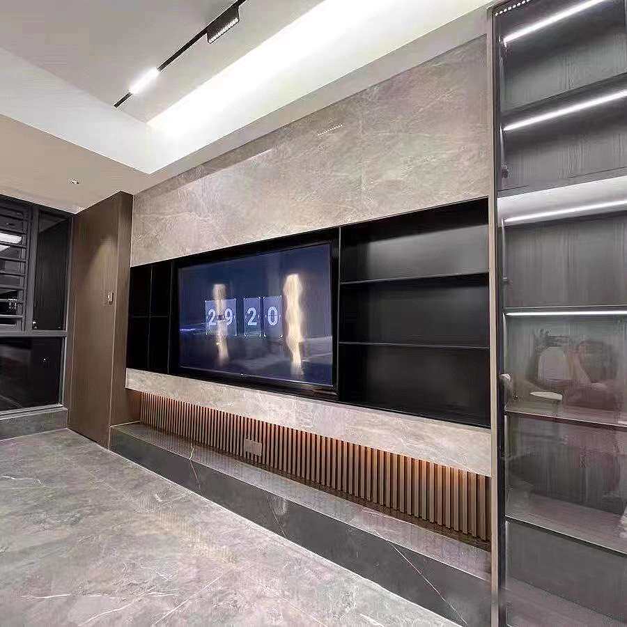 不锈钢壁龛电视柜嵌入式背景墙柜浴室置物架客厅餐边柜展示壁柜