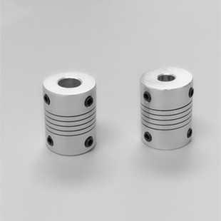 弹性绕线联轴器编码 器联轴器丝杆电机步进电机连轴器D19L25顶丝
