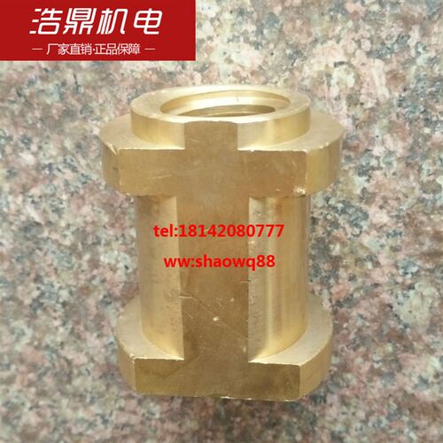 青海铣床配件X6125横向螺母,L66/T30*6/直径55/42
