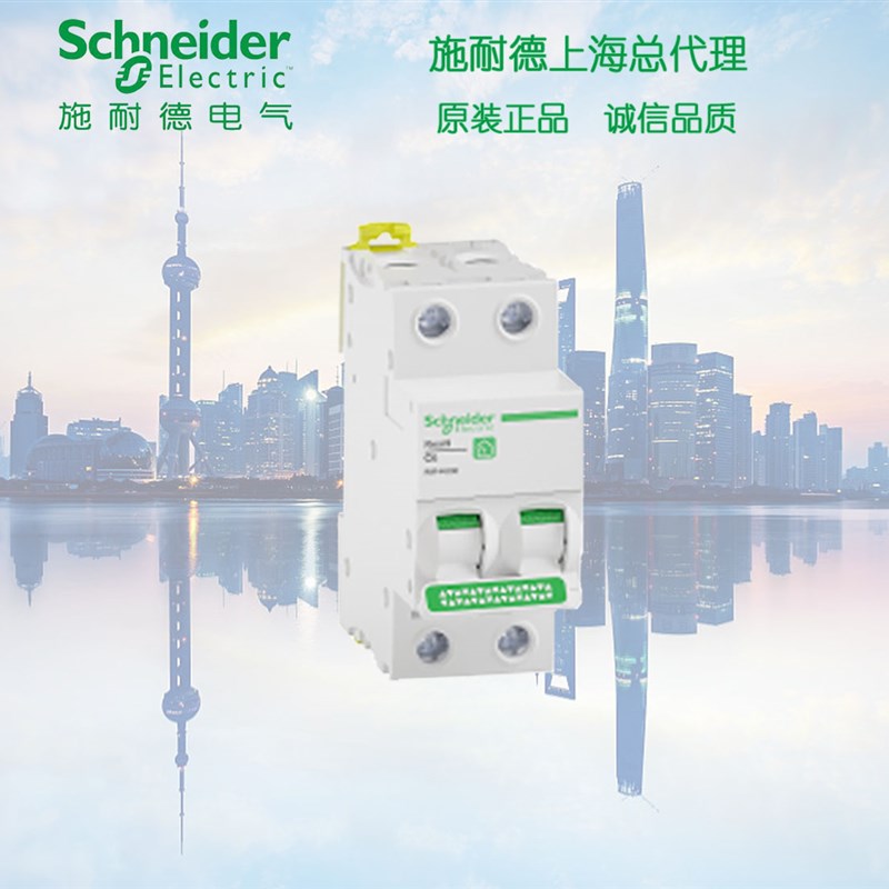 施耐德空气开关断路器 R9F系列 R9 MCB 2P C63A 6kA R9F44263