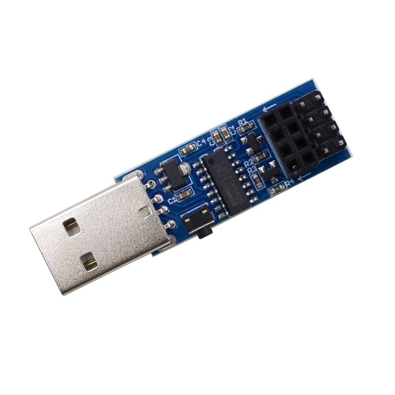 CH340C下载烧录器ESP8266 ESP-01 ESP-01S WIFI模块下载器 调试器