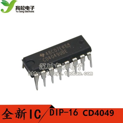 CD4049UBE CD4049六反相(缓冲)器 DIP-16