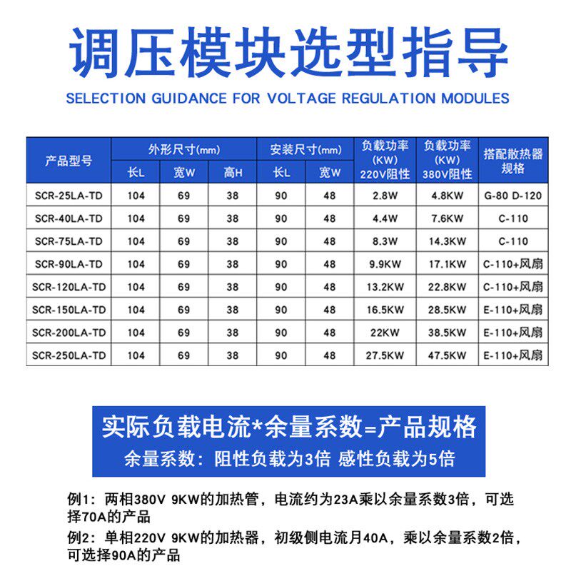 交流调压模块单相全隔离可控硅电力调整器固态调压器加热调控温度