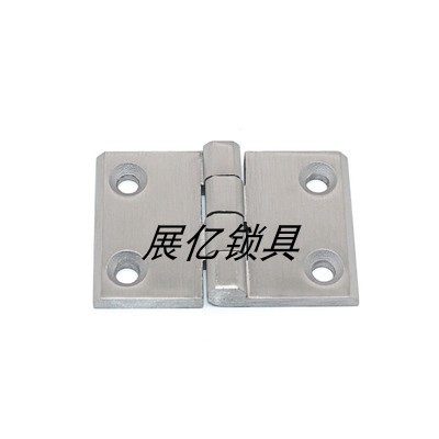 HT3145电柜箱门合页50*76*6加厚承重铰链 HL050-1不锈钢拉丝