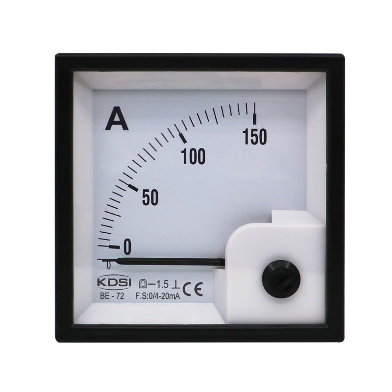 指针式直流电流表BE-72 DC4-20mA 150A 毫安表 输入电流4-20mA