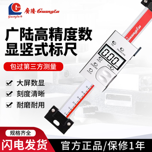 200 100 广陆数显竖式 标尺定位机床光栅尺位移传感器电子尺0