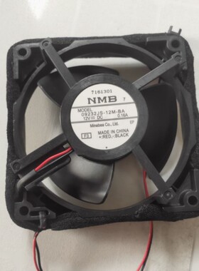 冰箱冷冻风机NMB风扇DC12V 0.16A冰箱风冷电机09232JS-12M-BU/A/M