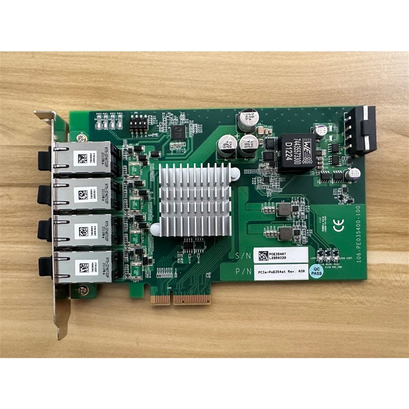 议价原装台湾宸曜PCIe-PoE354at Rev .A30