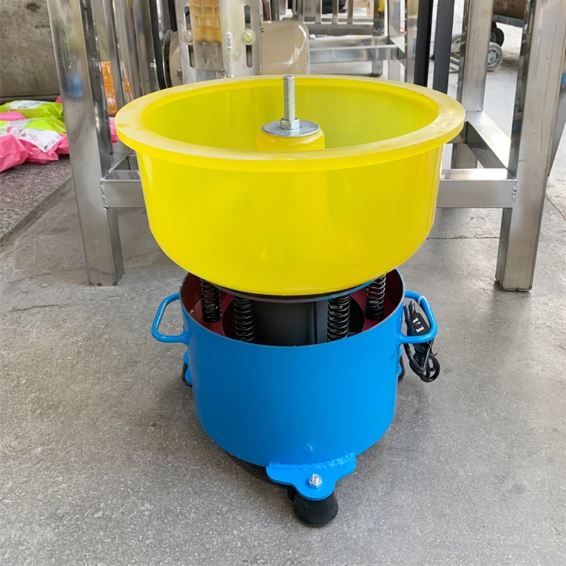 震动抛光桶研磨机玉石振动研磨抛光机16寸Q小型工业级抛光振桶