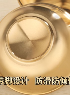 藏式供水碗纯f铜供水杯家居用品碗装饰铜碗办公光面供杯桌面水碗