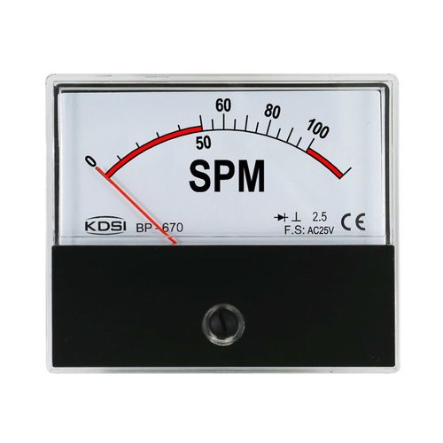 供应 指针式电压表BP-670 AC25V 120SPM 交流电表 圆形开孔电表