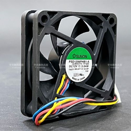 建准SUNON 6015 12V 6cm 6厘米双滚珠4线PWM温控电脑机箱散热风扇
