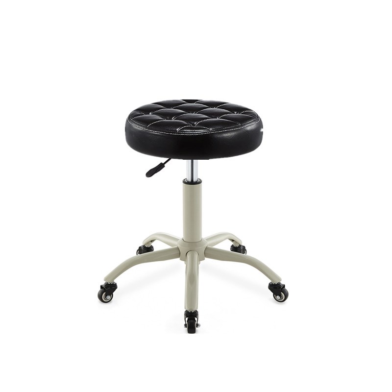 美容院凳子旋转升降靠背大工椅滑轮美I发美甲理发店家用圆椅子