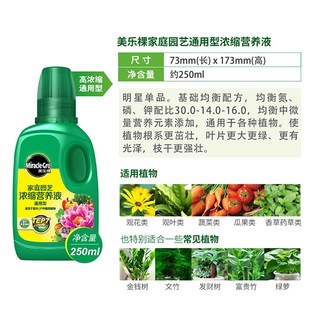 家用美乐棵植物营养液养花发财树多肉绿萝水培肥料通用型花肥盆栽