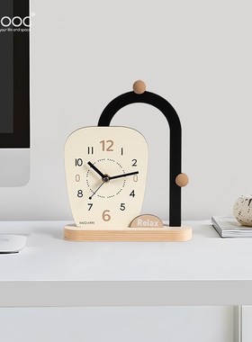 EMITDOOG入户玄关装饰摆件家居客厅电视柜摆放式创意时钟桌面饰品