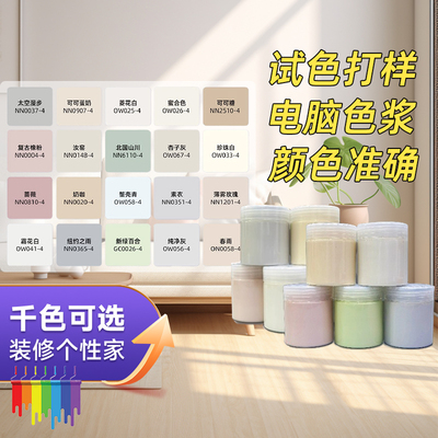 立邦哑光面漆可调色小样