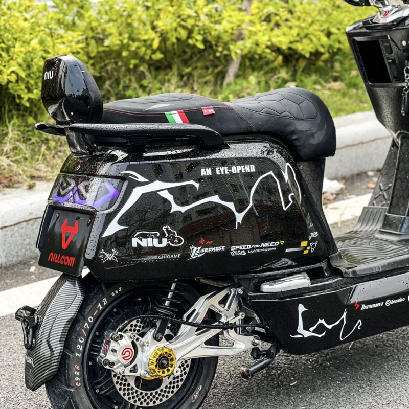 小牛NQi/NS电动车闪电车身拉花改装个性车贴创意防水装饰贴纸