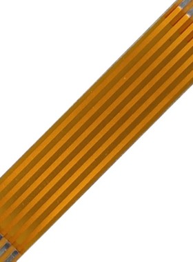 黄色FPC延长测试排线0.8焊接PIN/2/4/5/6/8/20/24PIN芯