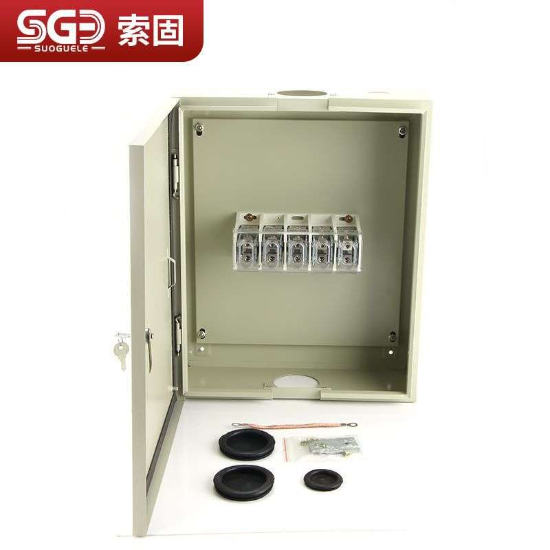 T接端子箱低压电缆分支箱大电流转接转化分线箱t型铜排接线配电箱