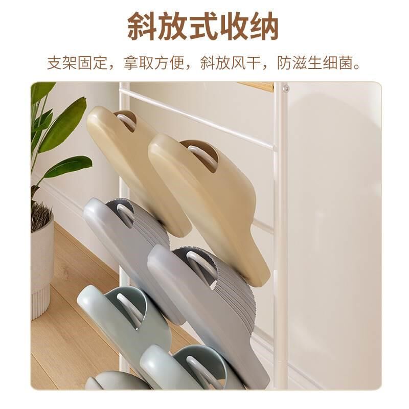 拖鞋架落地式浴室免打孔门口入户门后洗手间晾晒简易沥水多层收纳