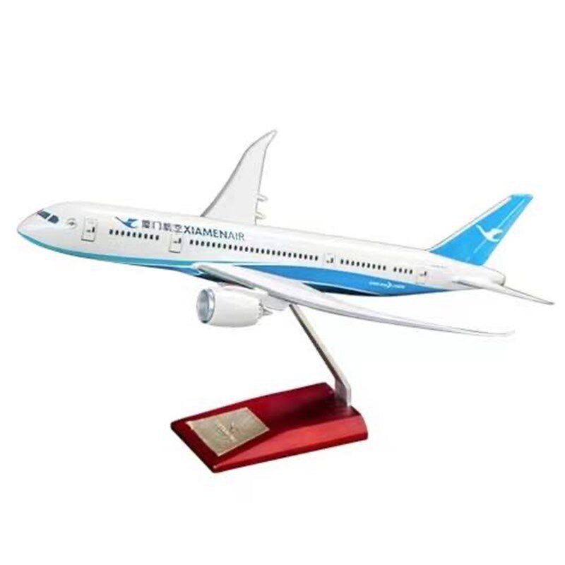 厦门航空飞机模型j波音787-8仿真飞机飞模摆件航天航模纪念礼品