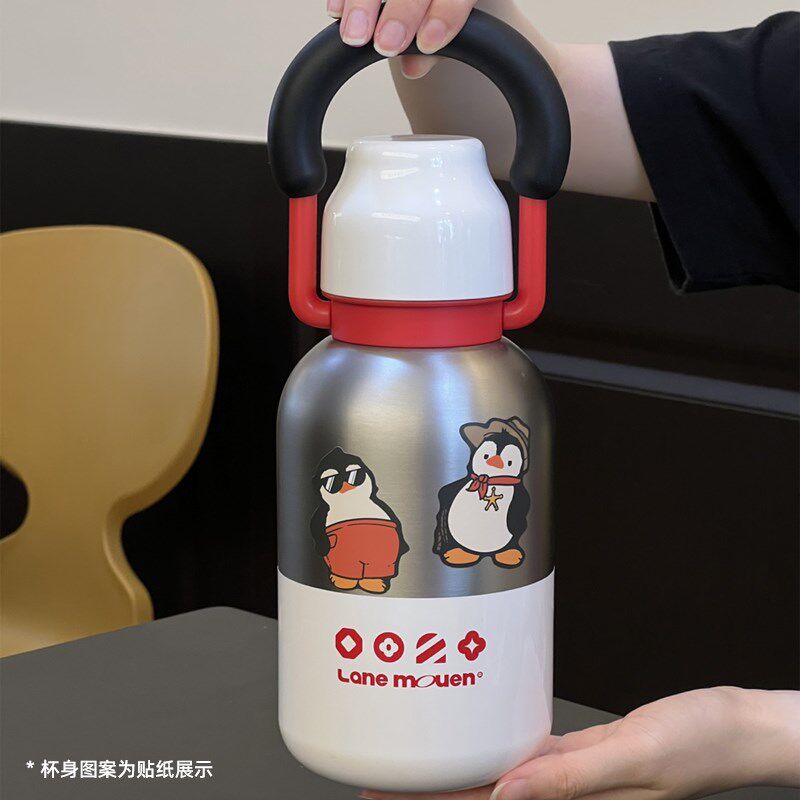章鱼小姐的杯子保温杯大容量水杯2024女生新款高颜值保温户外水壶