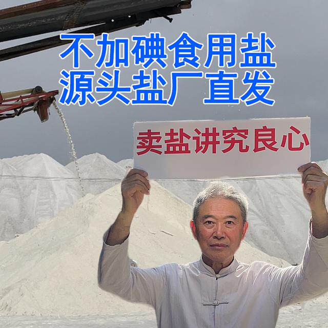 青藏湖盐9袋无碘调味家用炒菜煲汤无抗结剂绿色健康厨房食盐