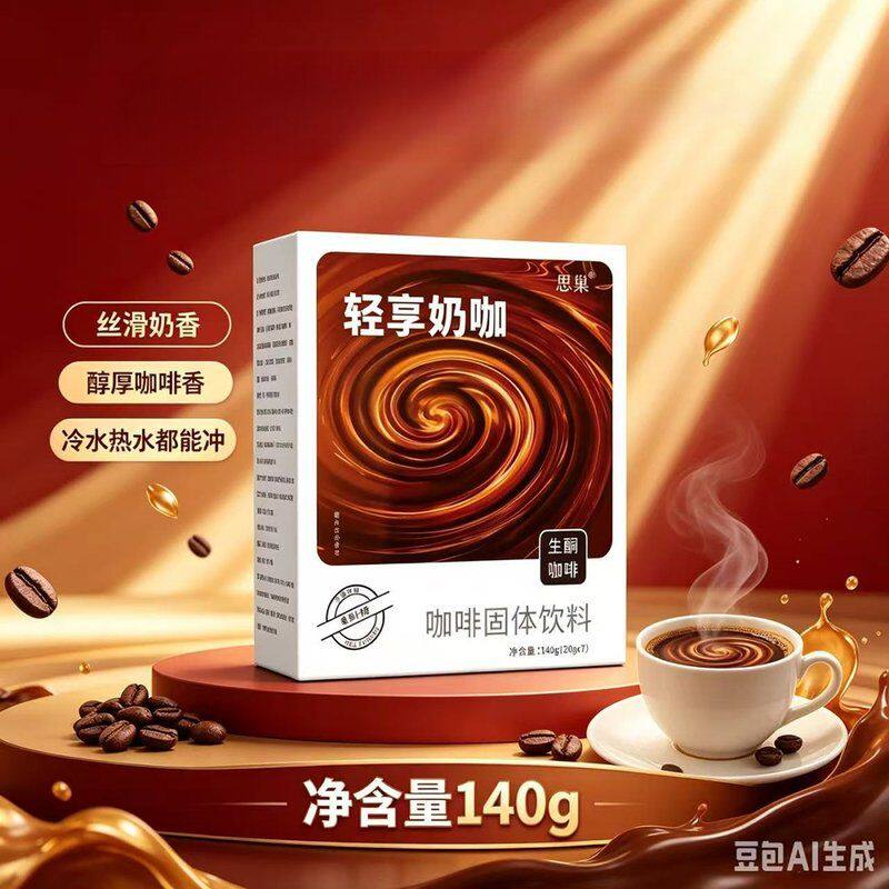 【数量改5拍+杯子】到手700克思巢生酮咖啡升级款速溶咖啡试用一