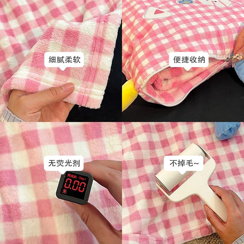 可爱抱枕被子两用车用办公室毯子二合一睡觉专用午睡枕头冬天加厚,居家布艺,抱枕被,淘宝优惠券,粉丝福利购,淘宝优惠卷