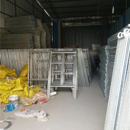 2.5厚 重87斤/套  梯型z移动脚手架加厚踏板拉杆成都厂家直销