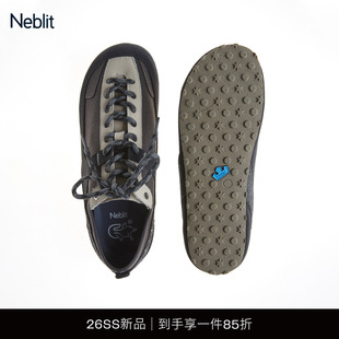NEBLIT ORMA 2026SS新款薄底户外鞋拼接色圆头休闲鞋子男女同款