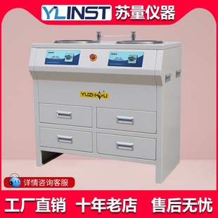 双盘磨抛机 上海金相 双盘三速金相试样磨抛机 金相抛光机