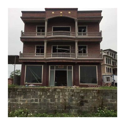 陶土劈开砖红砖拉毛面灰色砖别墅乡村农村自建房外墙砖6*24不