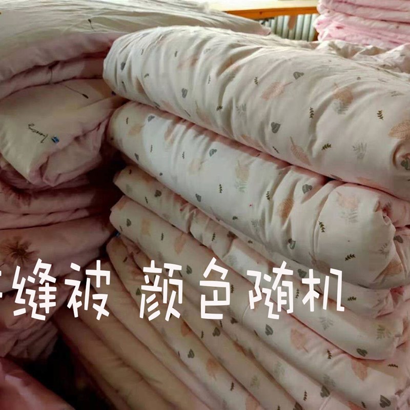 新疆丝路银絮有网盖垫被两用千层棉透气保暖被尉犁县发货
