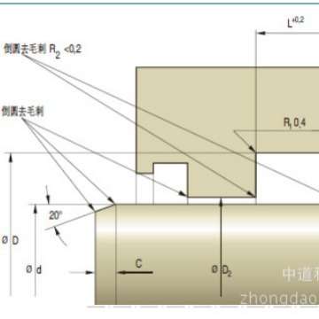 Merkel U-型密封圈 T 20型 CFW进口密封件