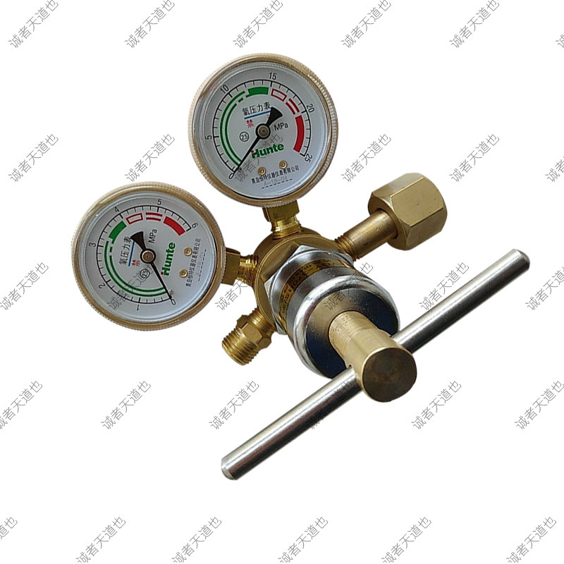 氧气瓶压力表量热仪氧表充氧仪氧气表0-6mpa氧气表青岛恒特减压阀