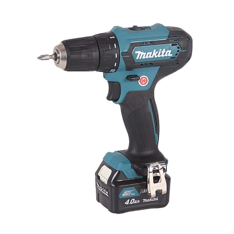 makita牧田锂电钻DF333D充电式手电钻12V家用螺丝刀多功能起子机