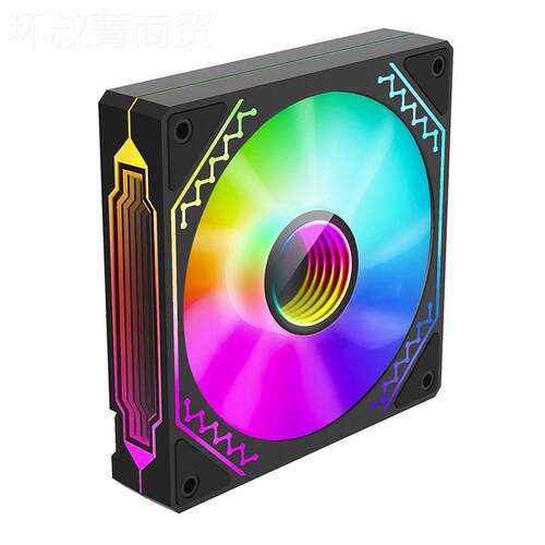 棱镜热代1CSD2CM白色机箱散风扇神四同步5V3针ARGB幻彩P光WM温控