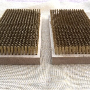 现货 铜丝刷 方刷 板辊刷 纯铜刷子 方板刷 加密加宽刷子 细丝刷