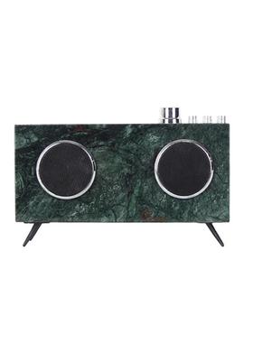 现代轻奢创意大理石收音机留声机艺术装饰摆件样板房软装桌面饰品