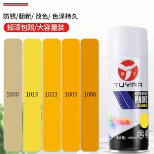 劳尔色ral7035自喷漆自动手摇防锈家具漆涂鸦墙面油漆罐黄色1016