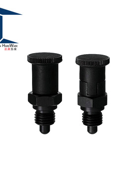 ZAY03/04细牙嵌入式分度销复位短螺纹旋钮柱塞PXSL/PXSH10 12 16