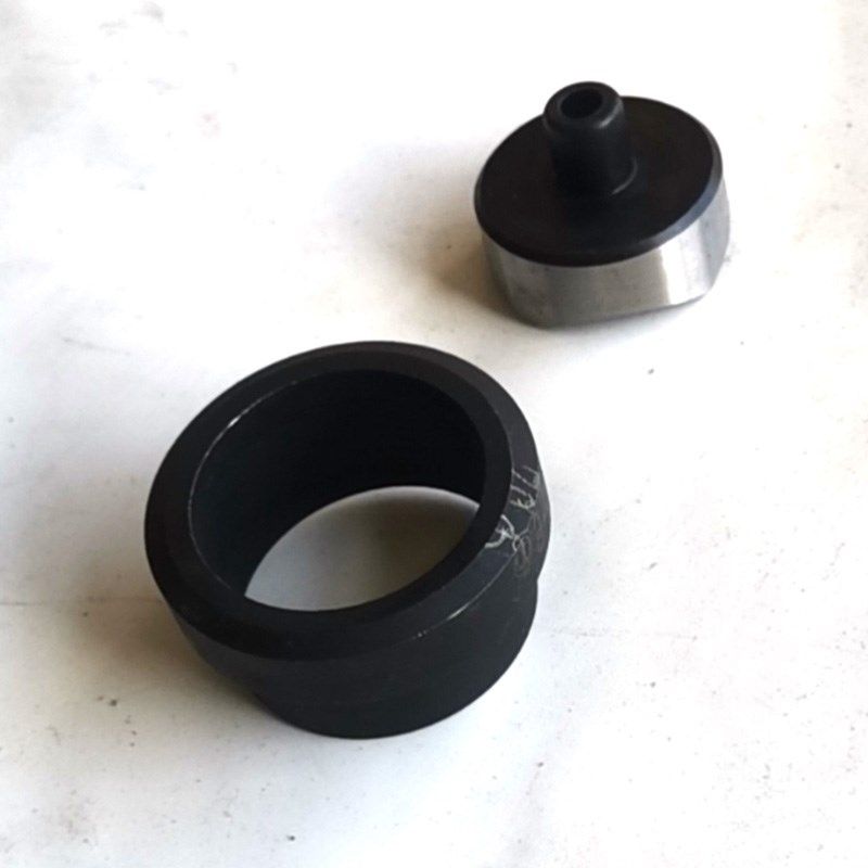 桥架液压开孔器模具 便携式手动线槽长喉深打孔机 开孔器配件图片
