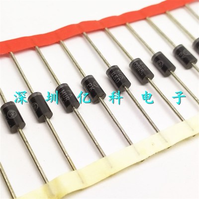 100%进口原装 MUR460 MUR460RLG 快恢复二极管 4A/600V 直插DO-27