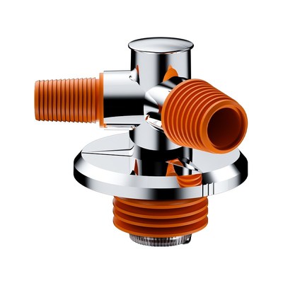 地漏防臭返水下水管分水器接头排水管地漏接口对接器分流器一分三